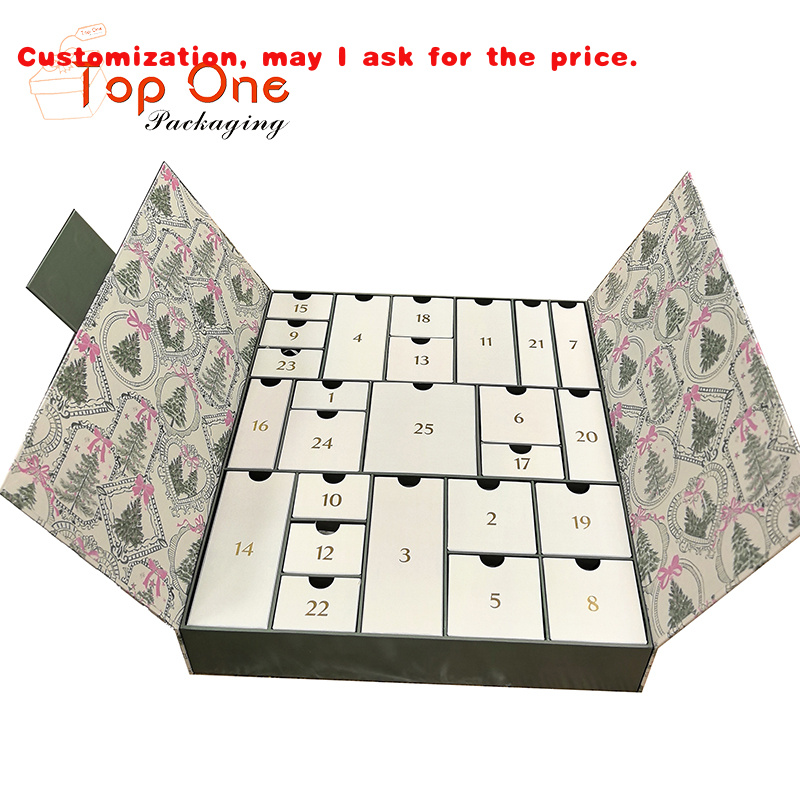 Jewelry Making Advent Calendar - custom.Custom 24 Day Countdown Cosmetics Beauty