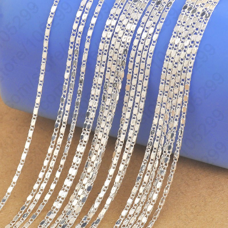 Lobster Clasp Silver - Wholesale 10PC 16''-30'' 925 Sterling Silver