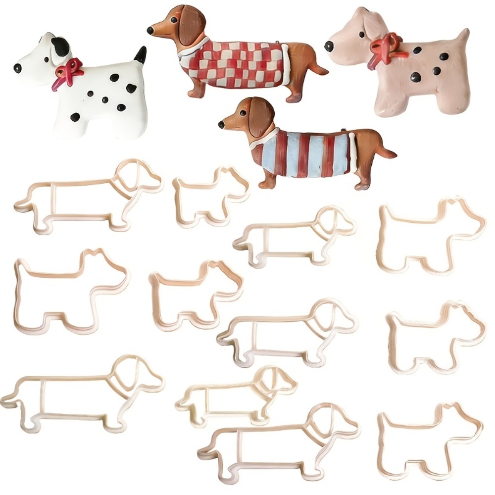 Jewelry Making Tool Kit - 2 Sets 6Pcs Cartoon Dog Polymer