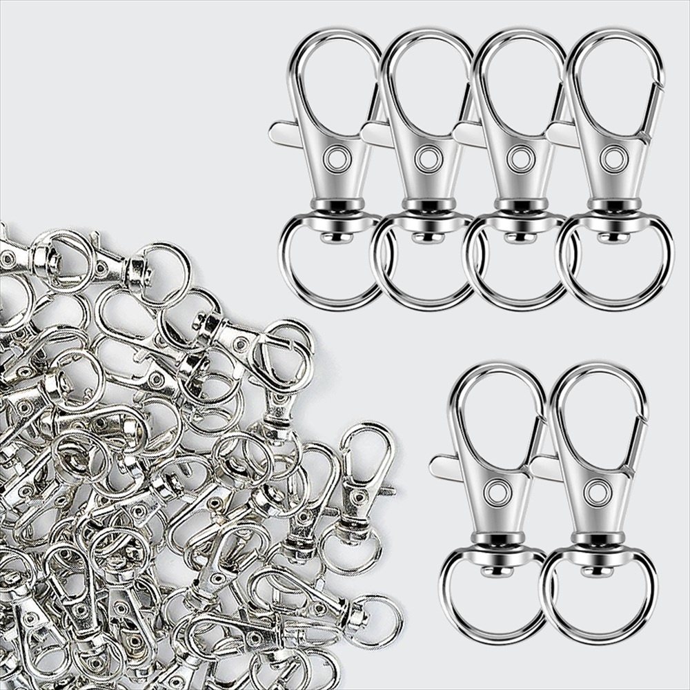 25-200Pcs Metal Swivel Snap Ho - Jewelry Making Rings recension och pris