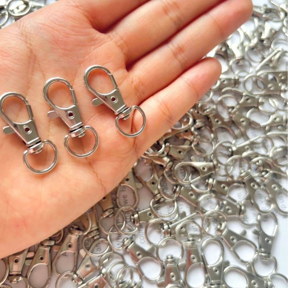 25-200Pcs Metal Swivel Snap Ho - Jewelry Making Rings recension och pris