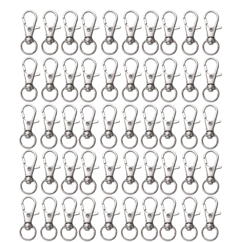 25-200Pcs Metal Swivel Snap Ho - Jewelry Making Rings recension och pris
