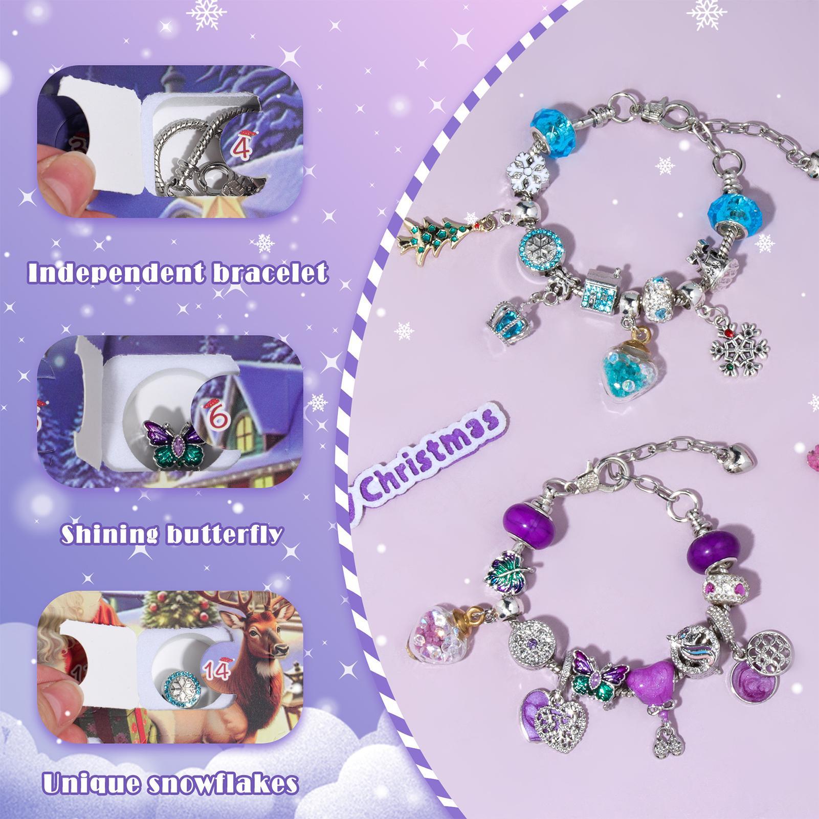 24 Days Christmas Countdown Ad - Jewelry Making Advent Calendar recension och pris