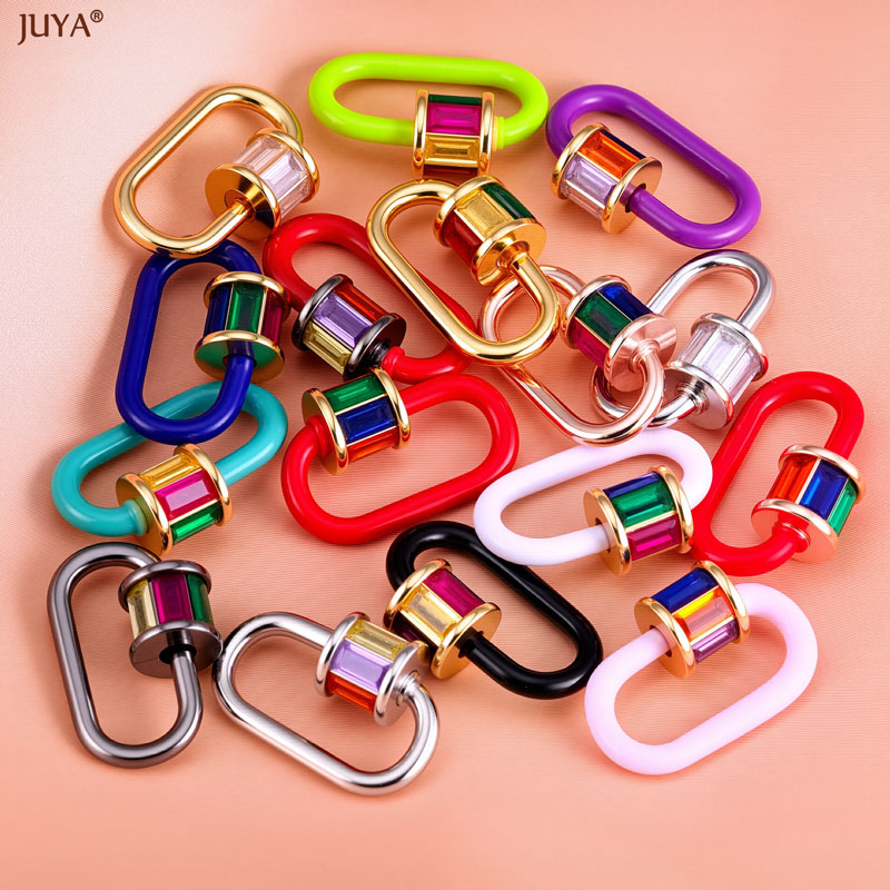 JUYA Rainbow Crystal Enamel Sc - Jewelry Making Pins recension och pris