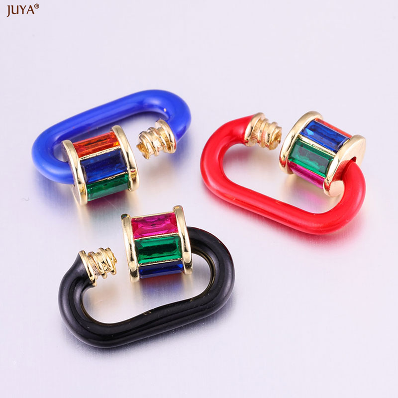 JUYA Rainbow Crystal Enamel Sc - Jewelry Making Pins recension och pris