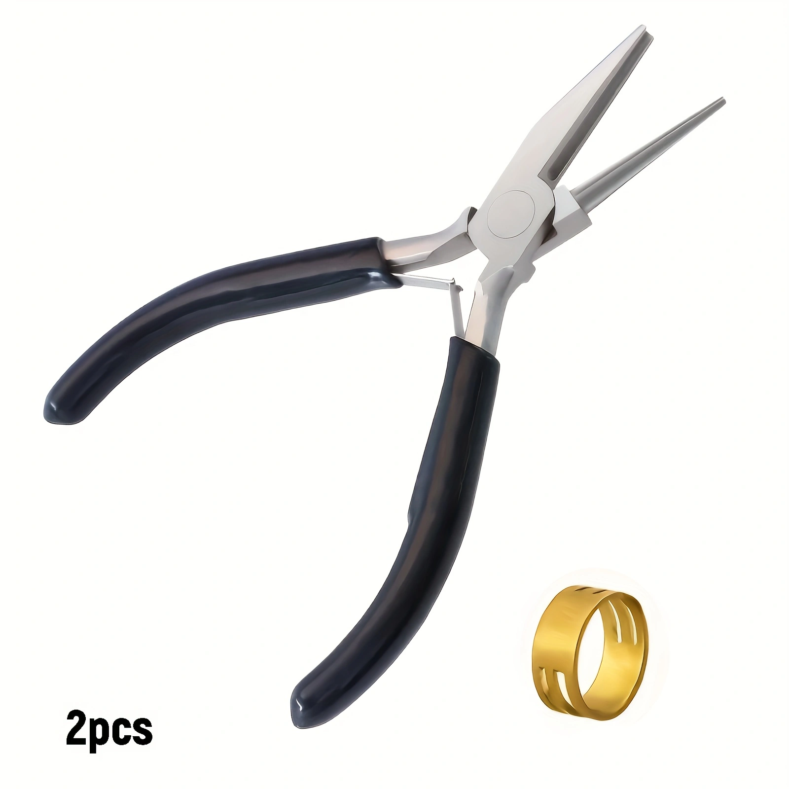 2/1pcs black pointed nose plie - Jewelry Making Loop Pliers recension och pris