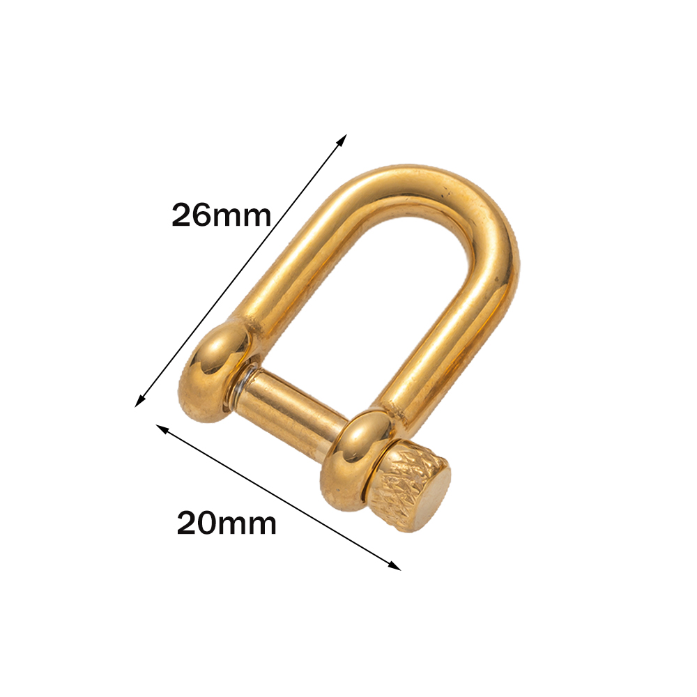 1pcs 304 Stainless Steel D-Rin - Jewelry Making Rings recension och pris