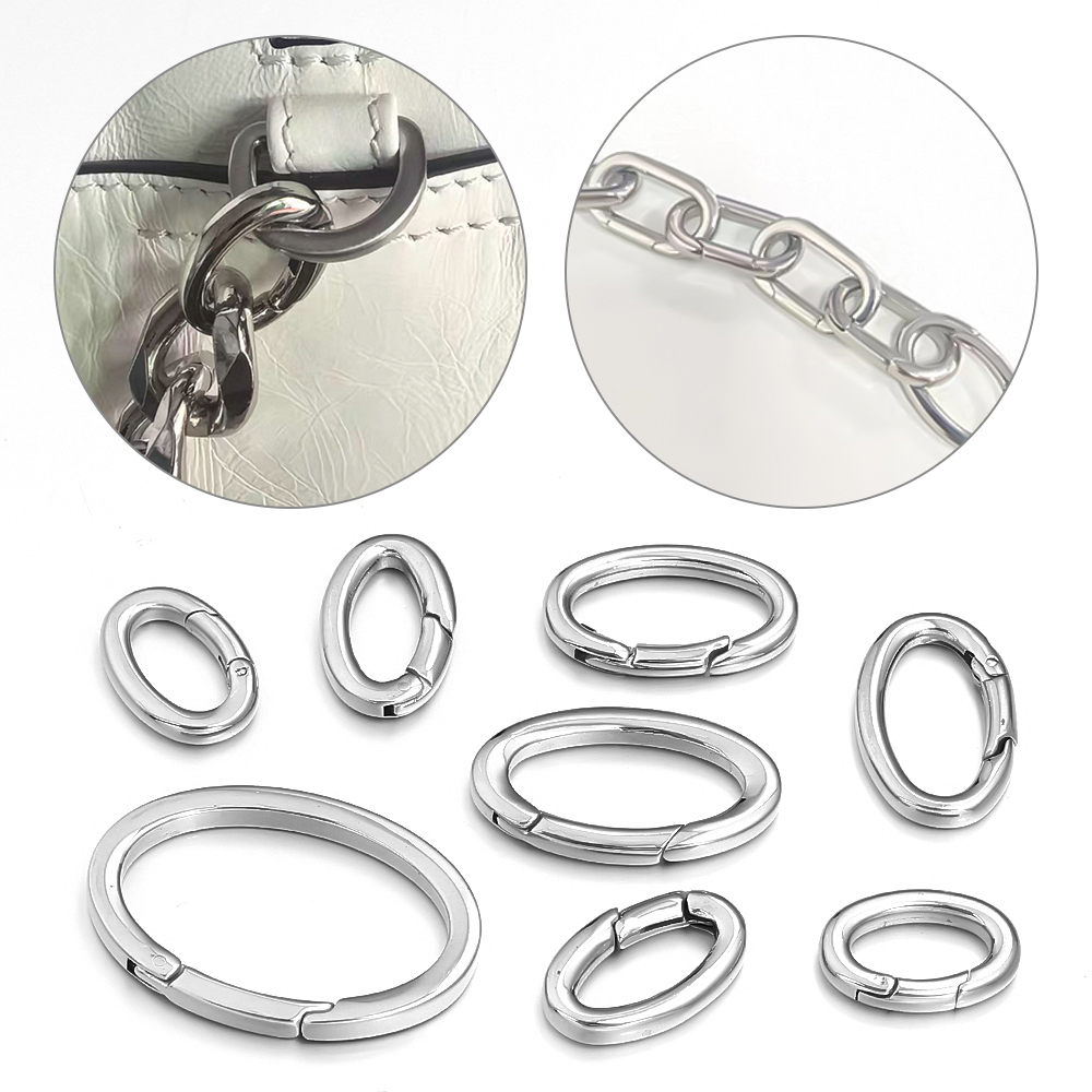 1pc Stainless Steel Spring Cla - Jewelry Making Rings recension och pris
