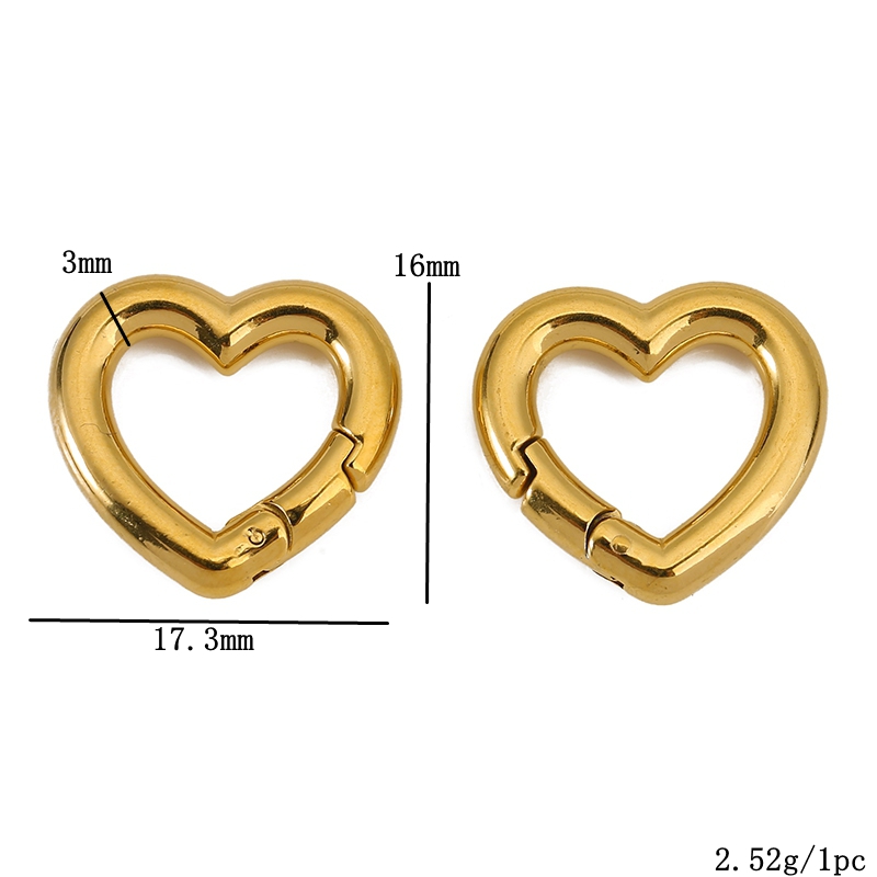 2pcs Stainless Steel Clasps He - Jewelry Making Rings recension och pris