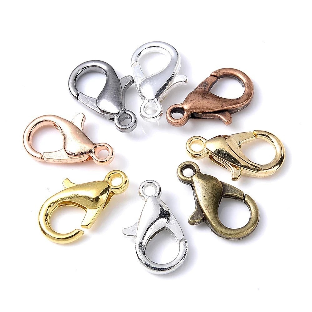 100pcs 9 12 14mm Zinc Alloy Lo - Jewelry Making Pins recension och pris