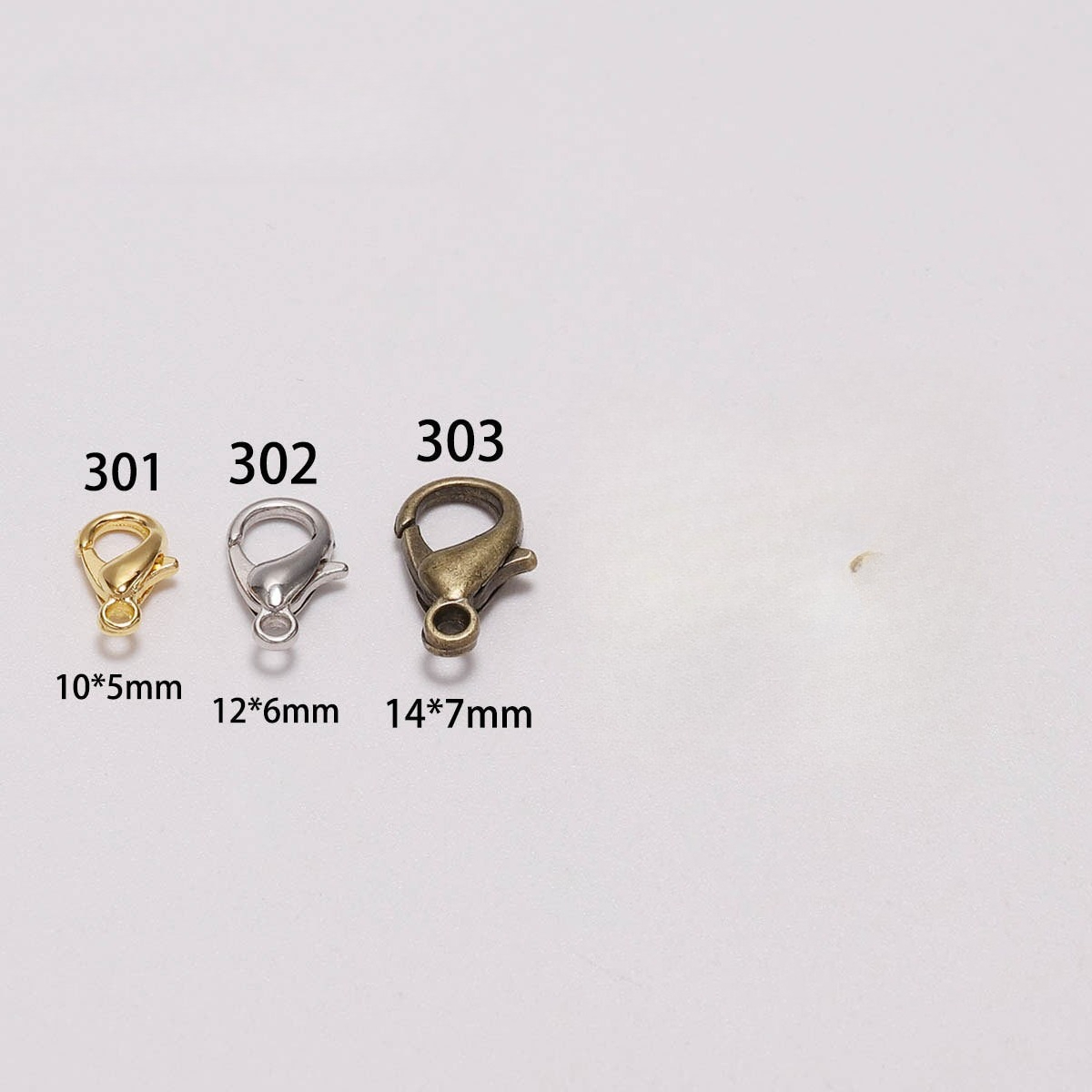 100pcs 9 12 14mm Zinc Alloy Lo - Jewelry Making Pins recension och pris