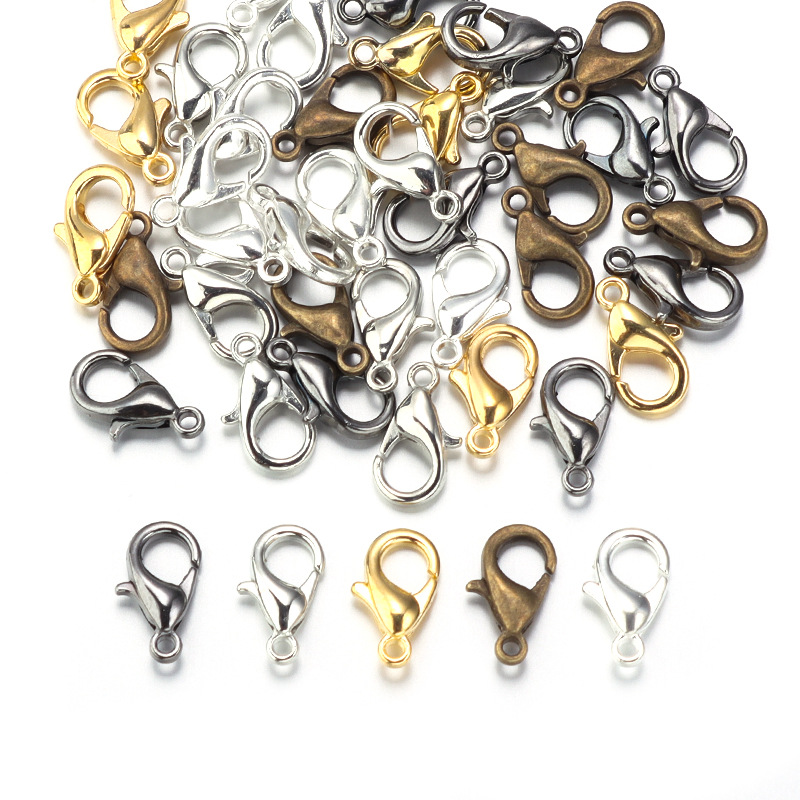 100pcs 9 12 14mm Zinc Alloy Lo - Jewelry Making Pins recension och pris