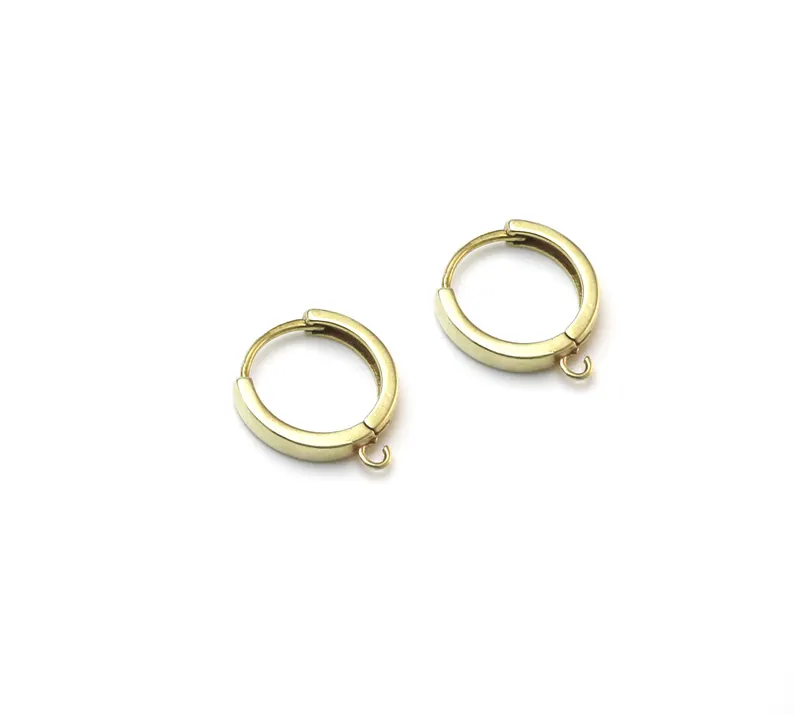 10pcs Brass Ear Hoops, Leverba - Jewelry Making Pins recension och pris