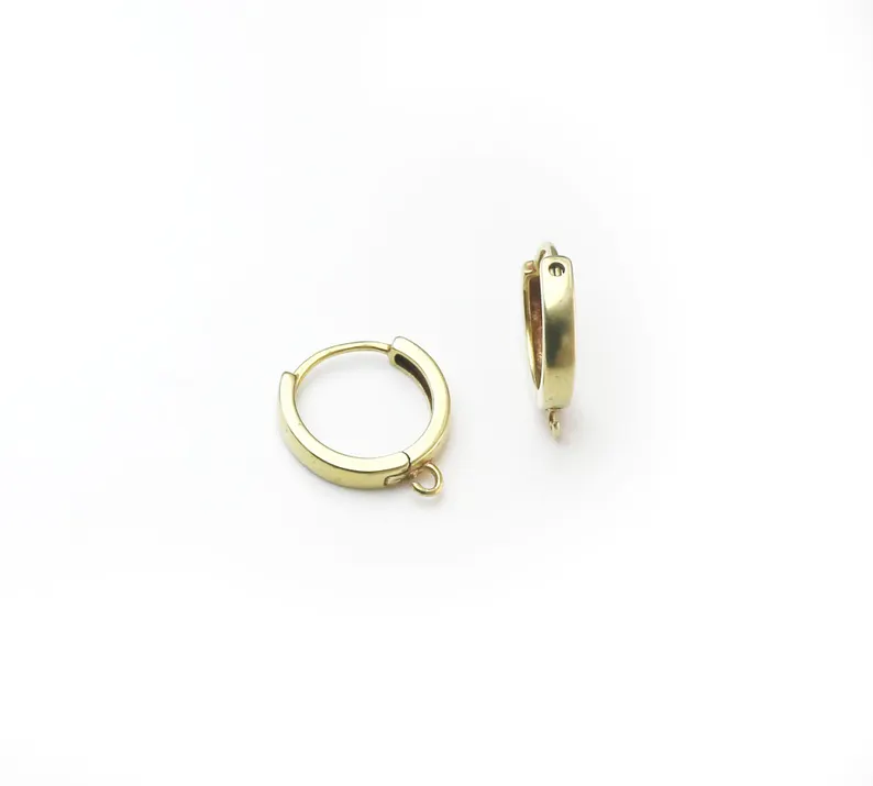 10pcs Brass Ear Hoops, Leverba - Jewelry Making Pins recension och pris