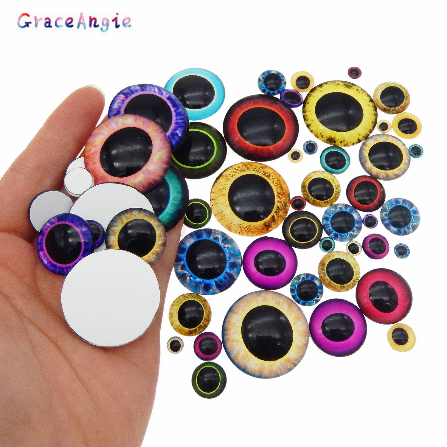 10-50pcs 6-30mm Dolls Eye DIY  - Jewelry Making For 5 Year Old recension och pris