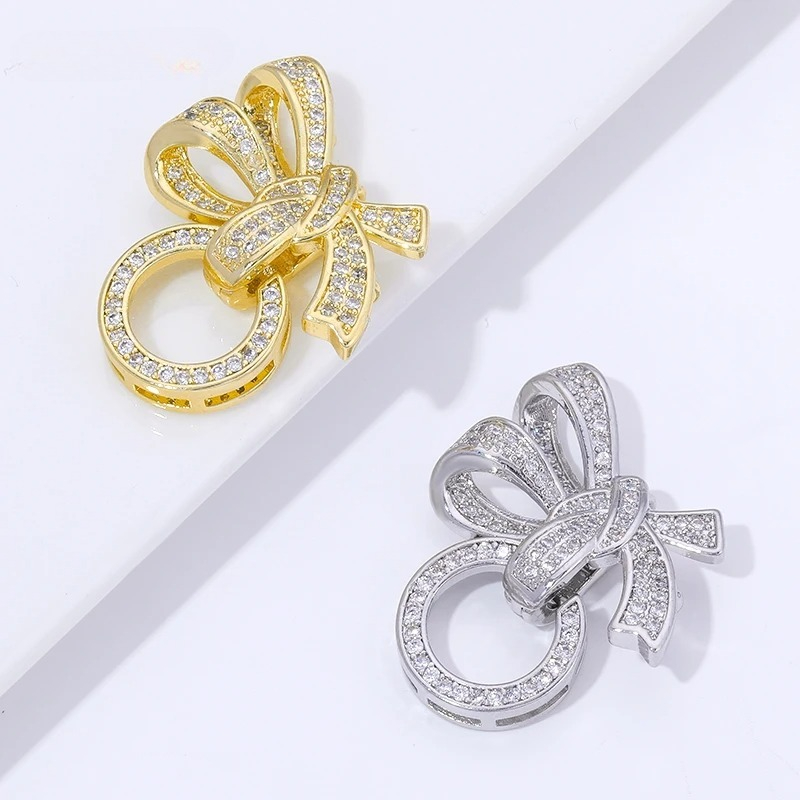 18K Gold Plated Pearl Clasps C - Jewelry Making Rings recension och pris