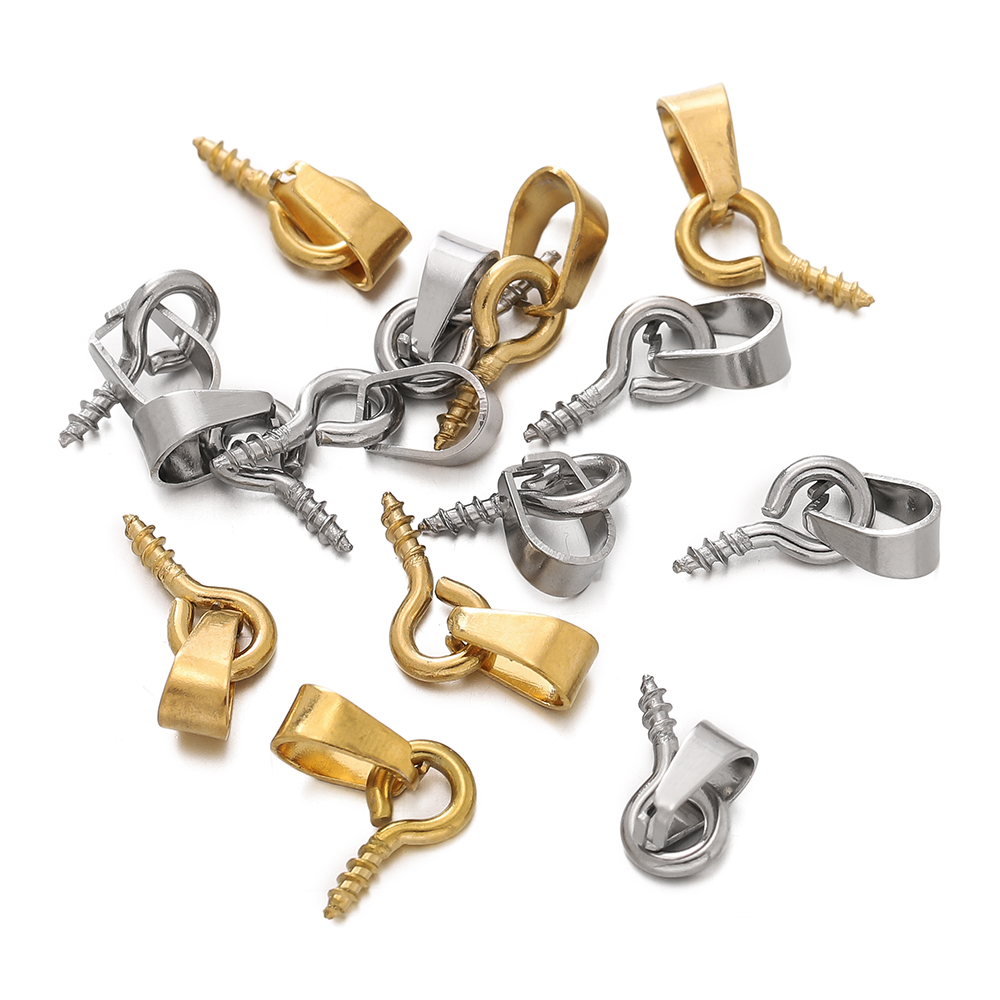20Sets Stainless Steel Bail Cl - Jewelry Making Pins recension och pris