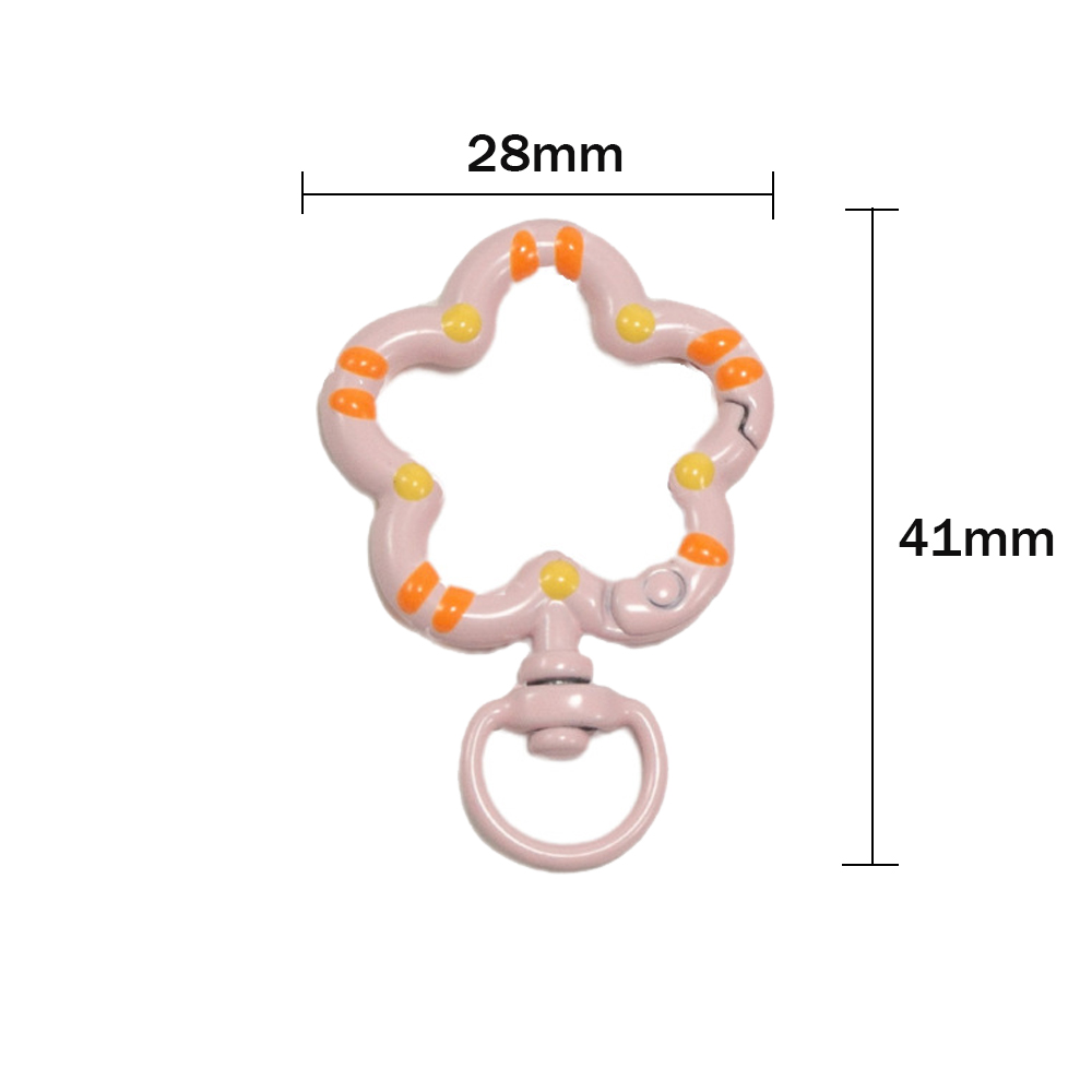 5pcs Flower Metal Lobster Claw - Jewelry Making Rings recension och pris