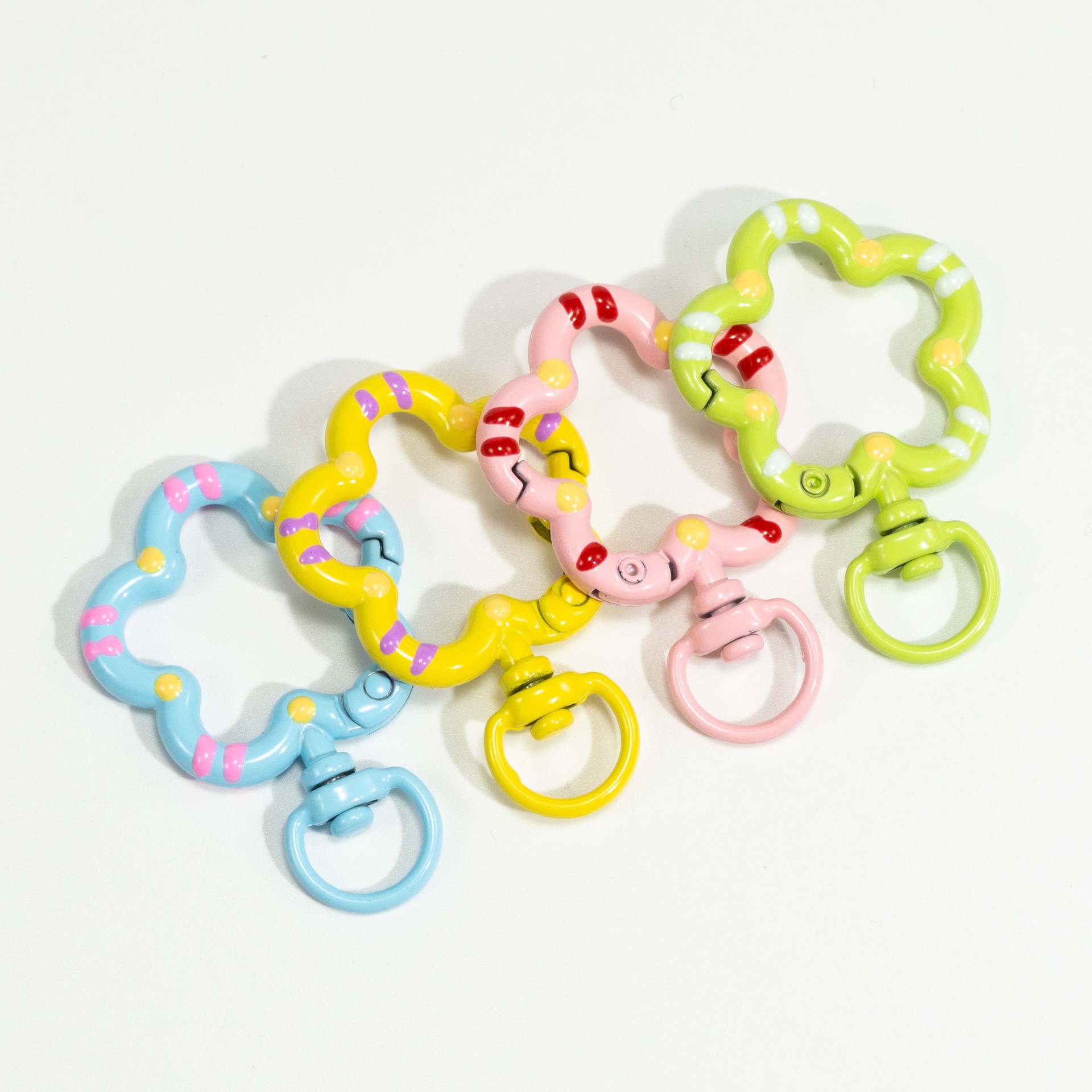 5pcs Flower Metal Lobster Claw - Jewelry Making Rings recension och pris