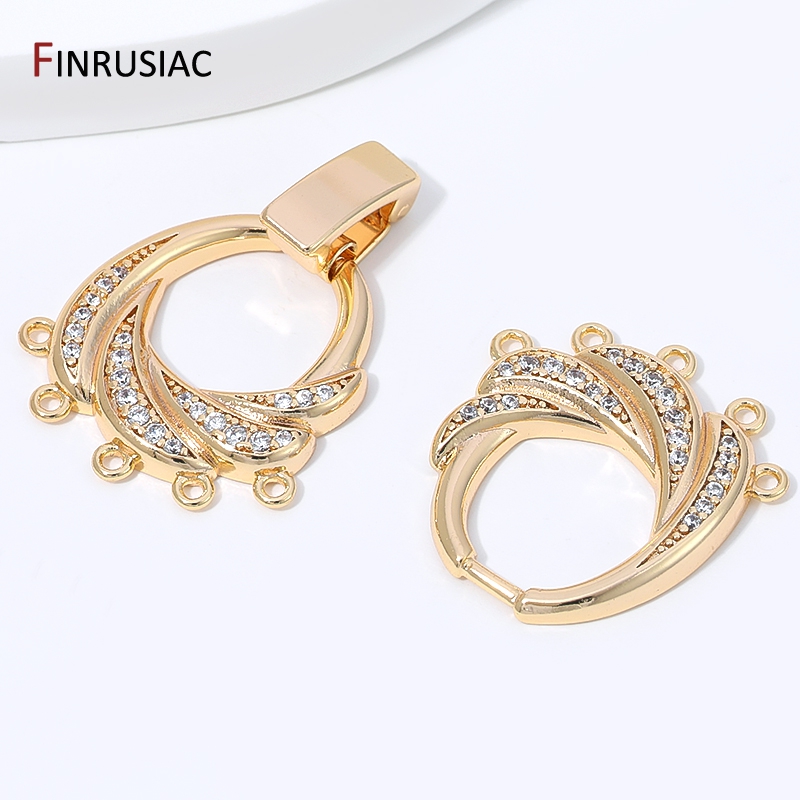 14K Gold Plated Brass With Zir - Jewelry Making Basics recension och pris