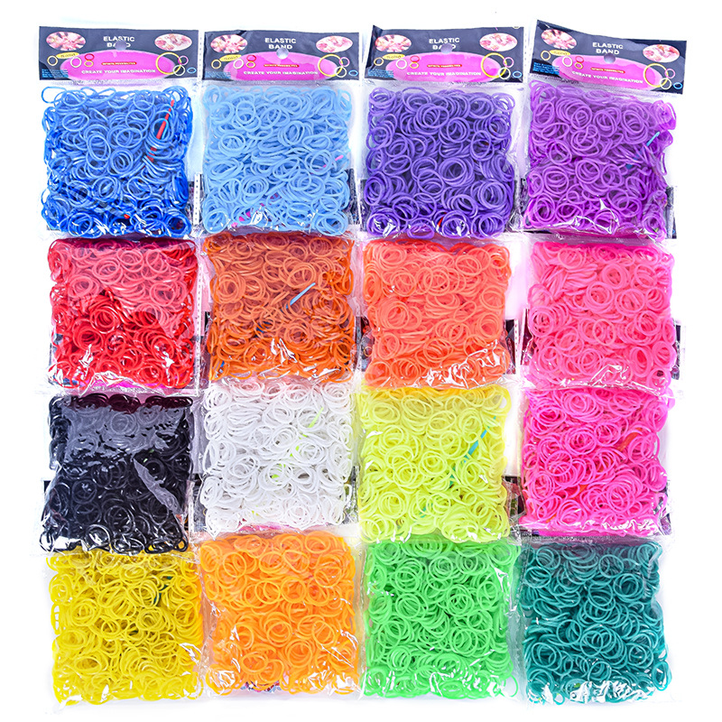 600 pieces Colorful Rubber Ban - Jewelry Making Tool Kit recension och pris
