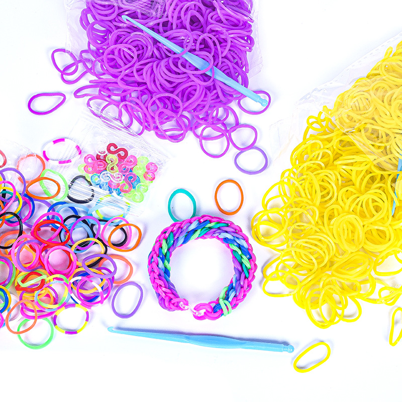 600 pieces Colorful Rubber Ban - Jewelry Making Tool Kit recension och pris