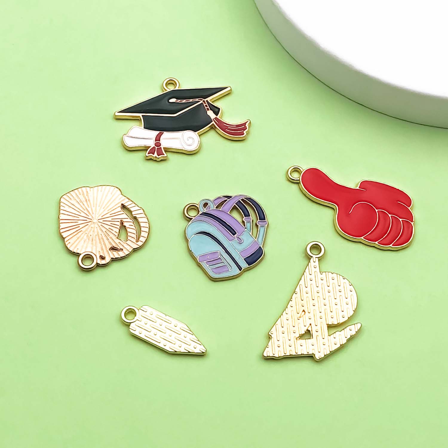 10/12pcs Graduation Season Cha - Jewelry Making Guide Book recension och pris