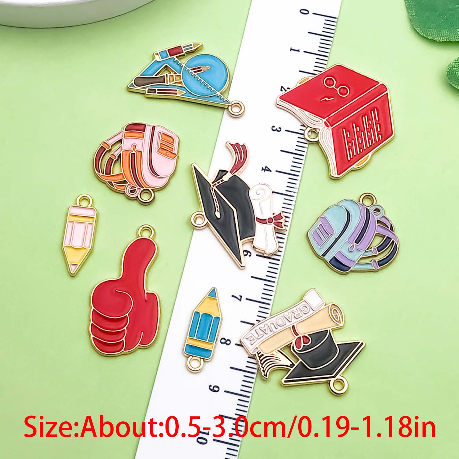 10/12pcs Graduation Season Cha - Jewelry Making Guide Book recension och pris