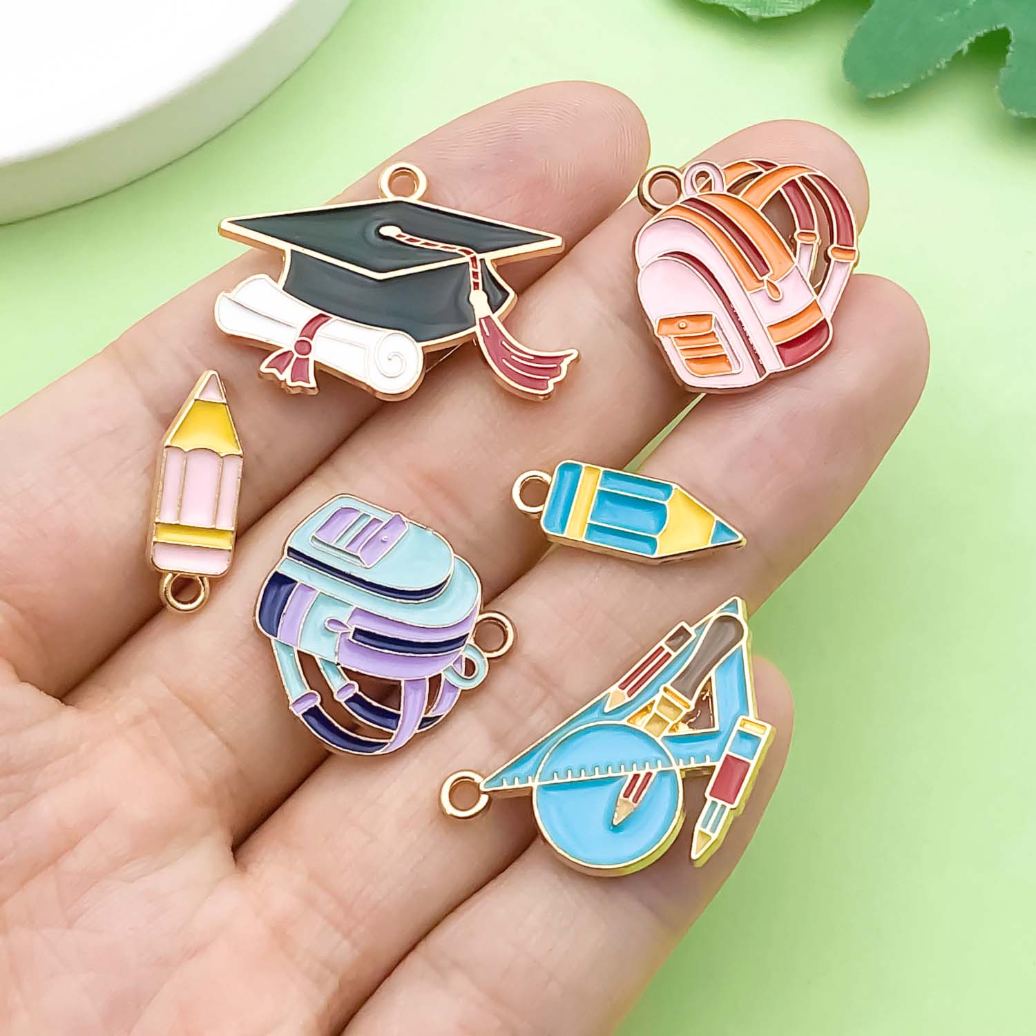 10/12pcs Graduation Season Cha - Jewelry Making Guide Book recension och pris