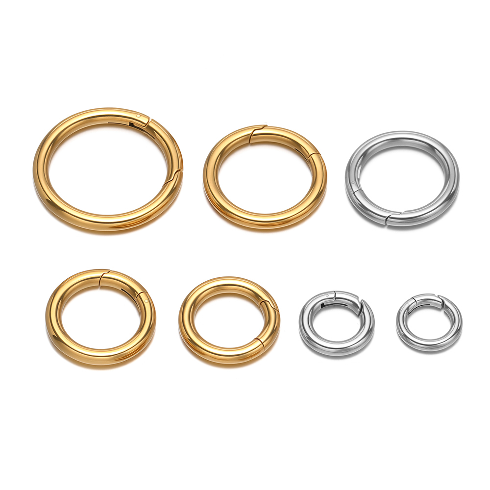 2Pcs/Lot Round Spring Clasps S - Jewelry Making Pins recension och pris