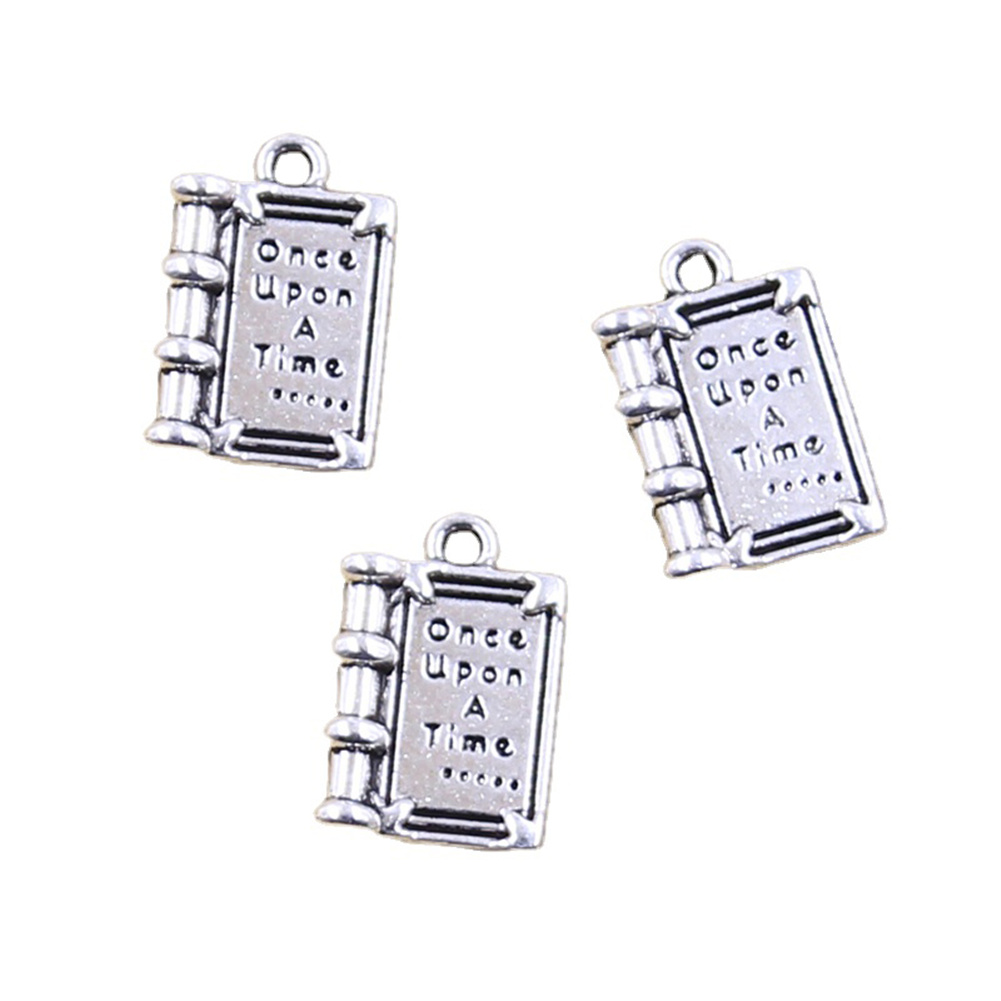 12pcs Charms Fairy Tales Book  - Jewelry Making Guide Book recension och pris