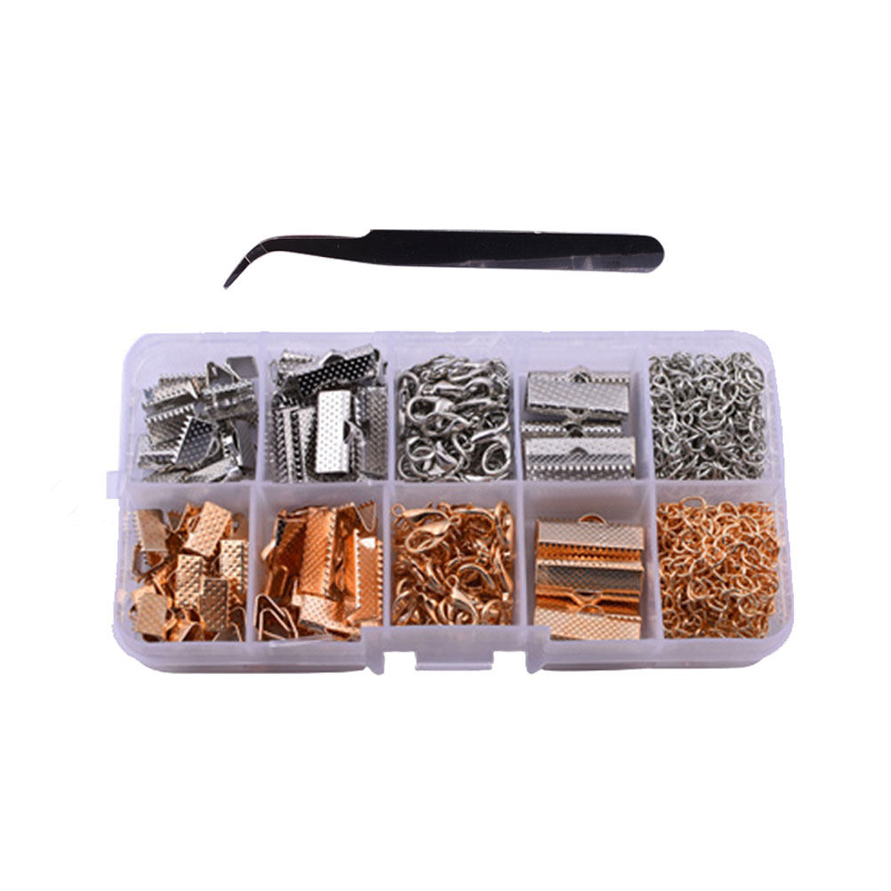371Pcs Gold Necklace Buckle Je - Jewelry Making Tool Kit recension och pris