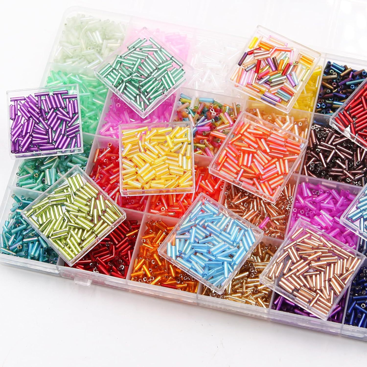 About 6720Pcs/Box 7mm 28 Color - Seed Bead Tube recension och pris