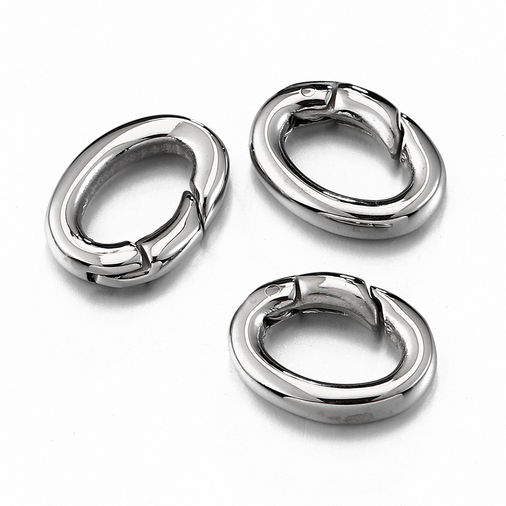 2pcs/1pc Stainless Steel Sprin - Jewelry Making Rings recension och pris