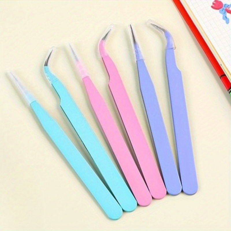 6pcs Tweezers Set - Angle and  - Jewelry Making Tool Kit recension och pris