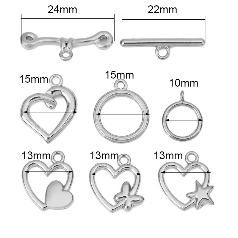 5sets PVD Never Fade Stainless - Jewelry Making Pins recension och pris