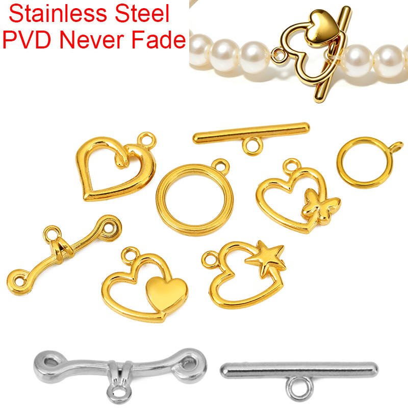 5sets PVD Never Fade Stainless - Jewelry Making Pins recension och pris