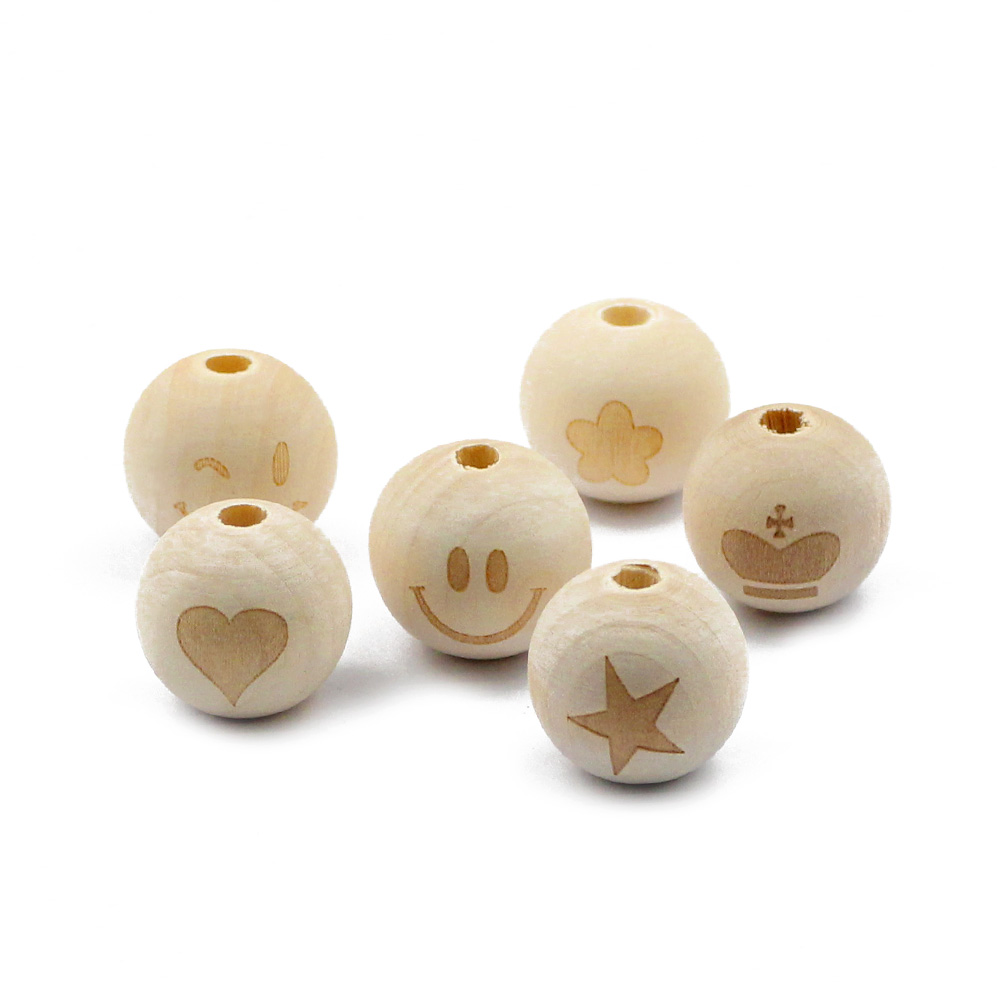 10pcs 20mm Round Natural Wood  - Jewelry Making For 5 Year Old recension och pris