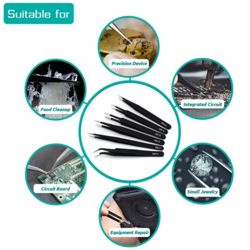 Stainless Steel Curved Straigh - Jewelry Making Tool Kit recension och pris