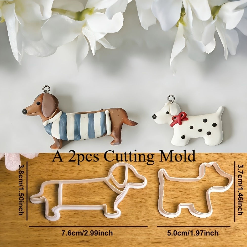 2 Sets 6Pcs Cartoon Dog Polyme - Jewelry Making Tool Kit recension och pris