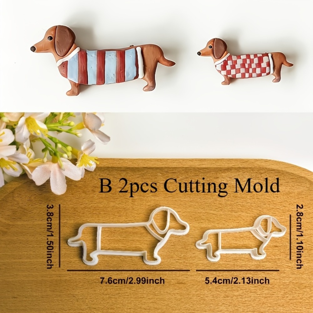 2 Sets 6Pcs Cartoon Dog Polyme - Jewelry Making Tool Kit recension och pris