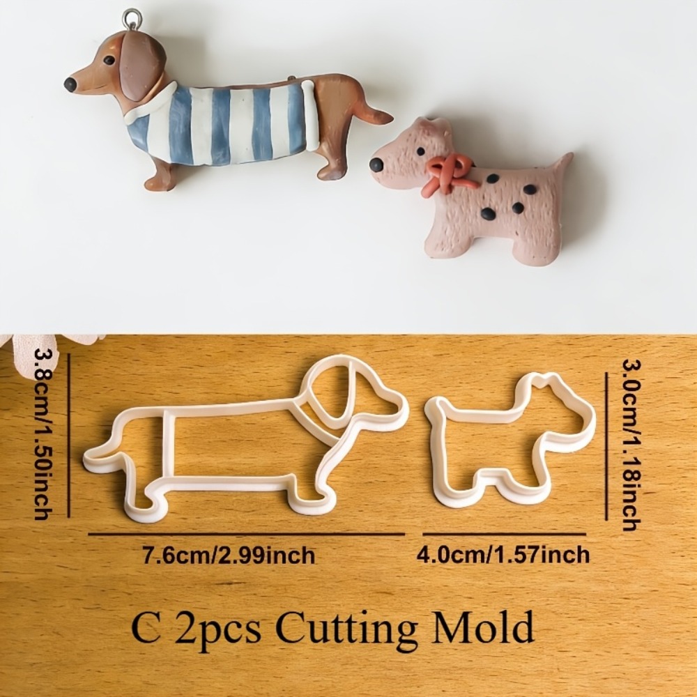 2 Sets 6Pcs Cartoon Dog Polyme - Jewelry Making Tool Kit recension och pris