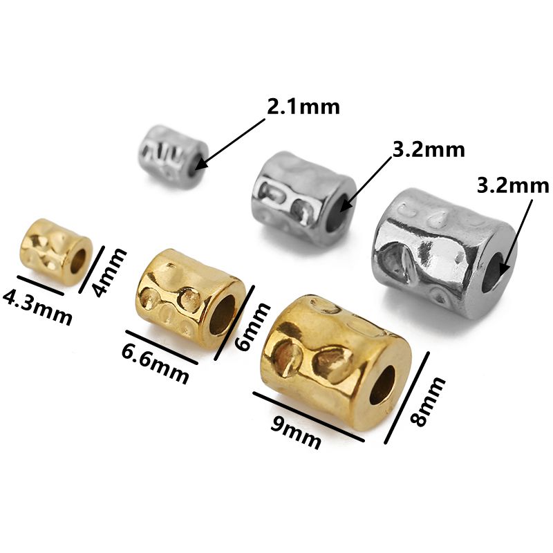 10Pcs Stainless Steel Cylinder - Seed Bead Tube recension och pris