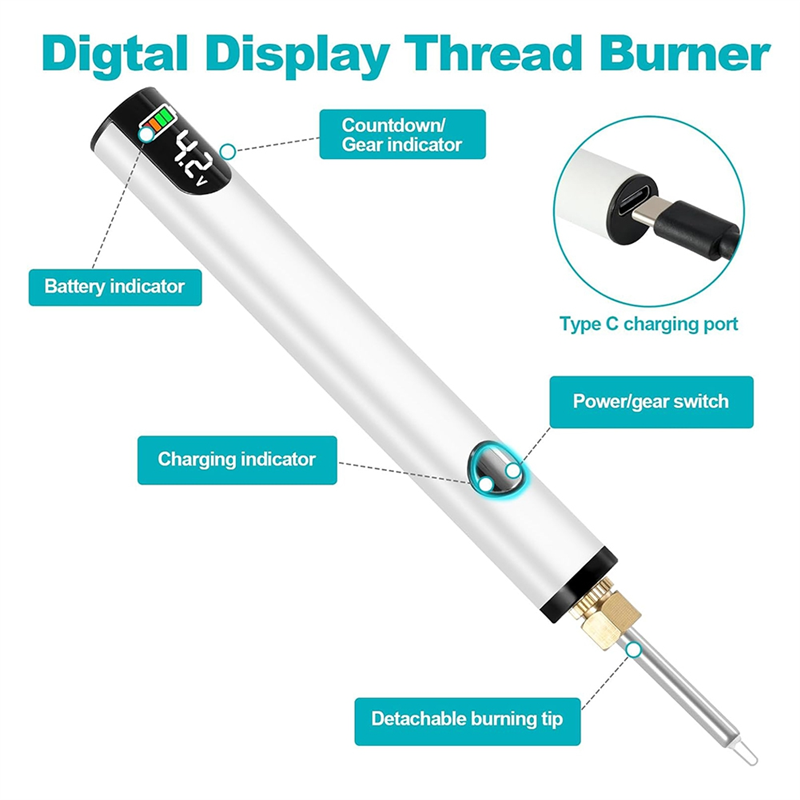 PORK-Rechargeable Thread Burne - Jewelry Making Zapper recension och pris