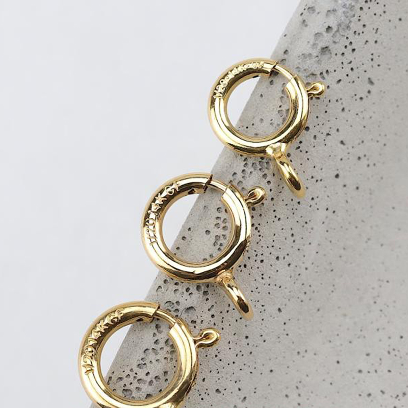 14K Gold Filled Spring Ring Cl - Jewelry Making Rings recension och pris