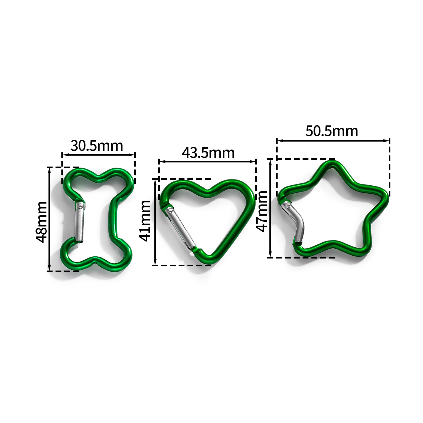 1pcs/Lot Aluminum Mini Carabin - Jewelry Making Basics recension och pris