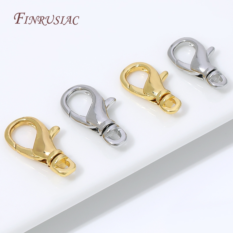18K Gold Plated Lobster Clasps - Lobster Clasp Silver recension och pris