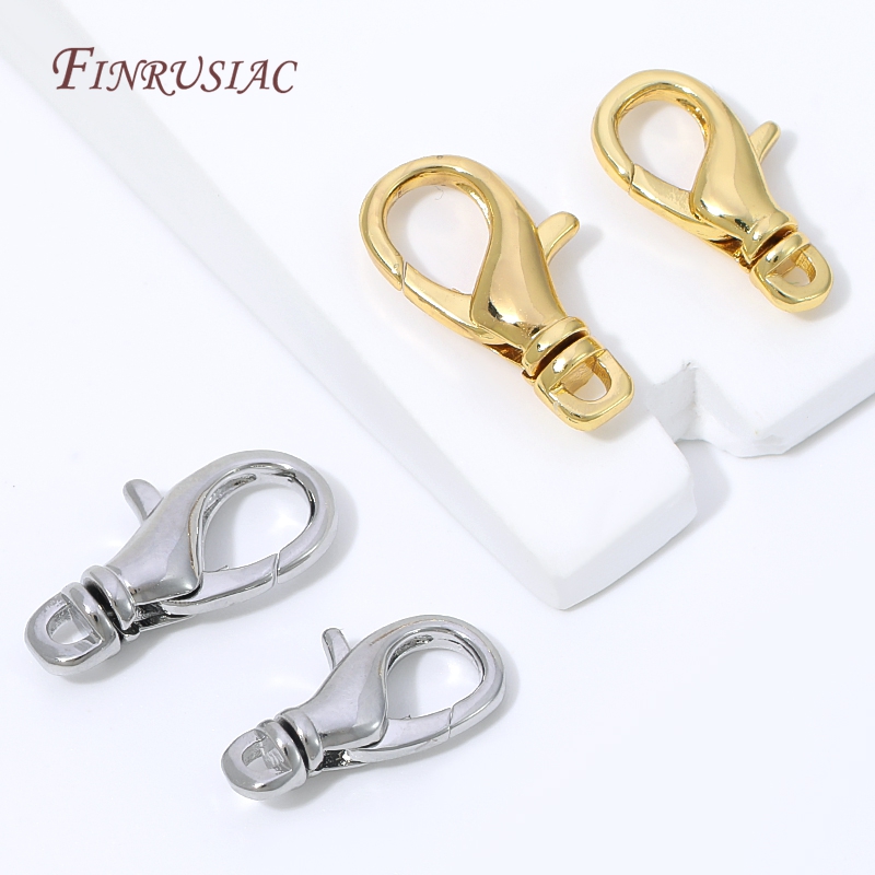 18K Gold Plated Lobster Clasps - Lobster Clasp Silver recension och pris